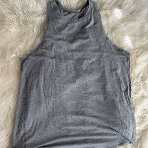 lululemon athletica Gray open back tie Tank Top 8
